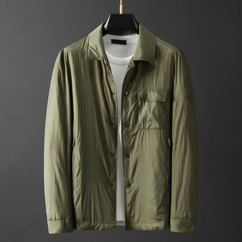 20 autumn winter new fashion business turn-collar down clothes men's comfort light and thin handsome and warm and casual down jacket