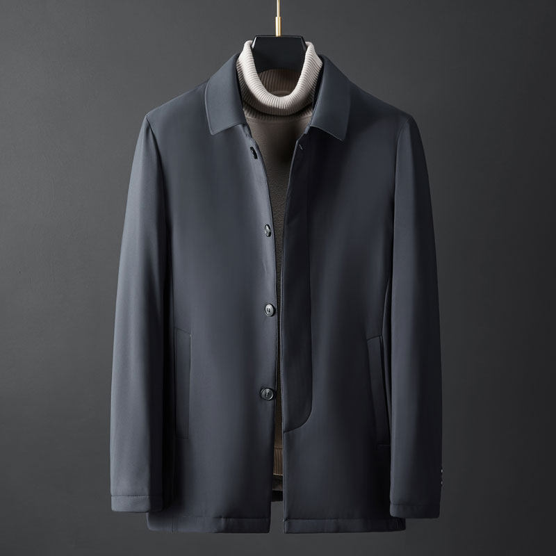 Winter New Business Casual Warm Cotton Clothes Men High-end Minima Comfort Thickened Turncoat Fashion Cotton Suit Jacket