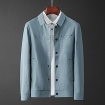 Classic good quality ~ good looking autumn and winter new pressure rubber turning jacket for men handsome and stylish and stylish and casual jacket