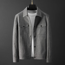 Autumn Winter New Fashion Handsome air clip cotton flap jacket mens high quality single-row buttoned up Casual Warm Jacket