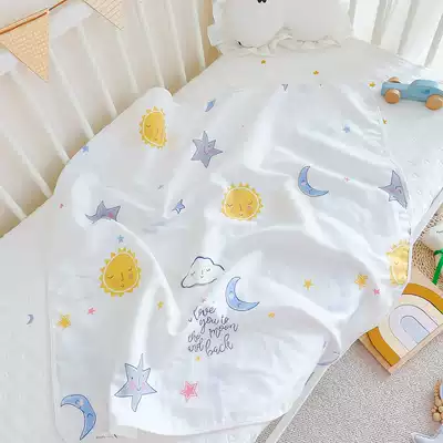 Baby gauze light quilt cotton summer newborn baby cover blanket kindergarten children Air conditioning towel quilt