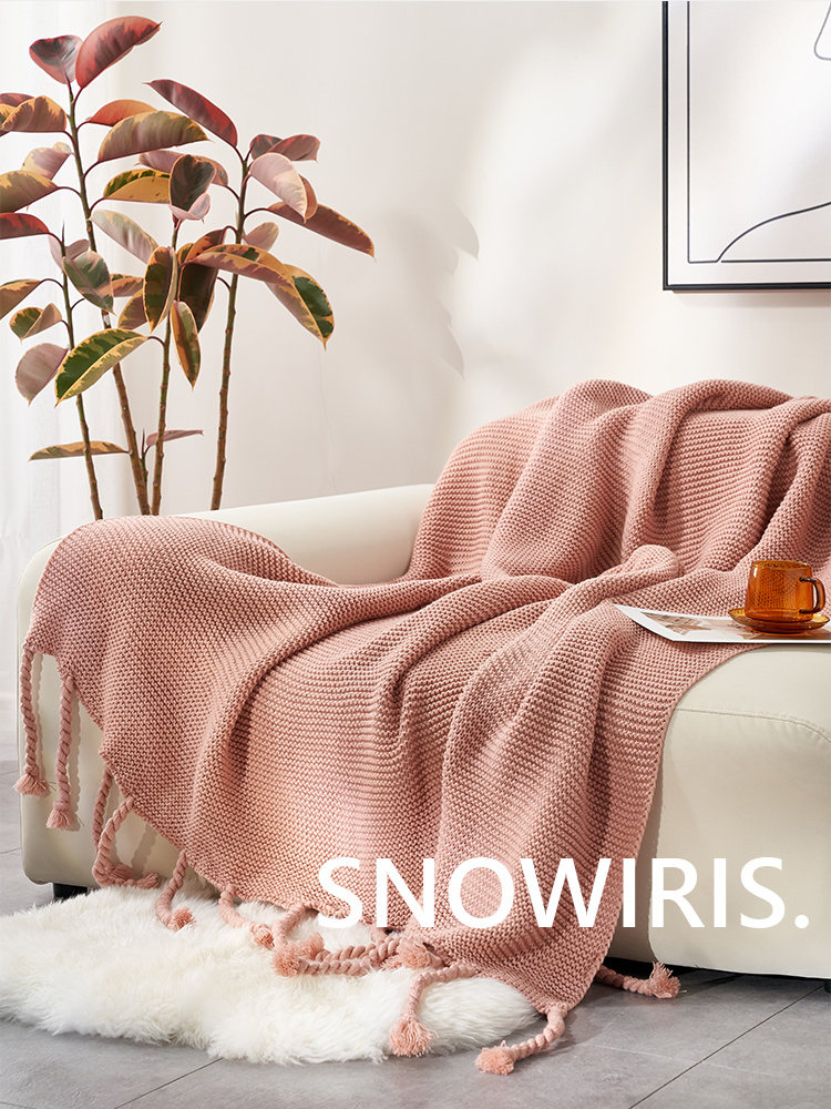 TESLE minimal modern wind sofa carpet casual carpet room sample room bed tail towel decorated blanket lightly thick cover