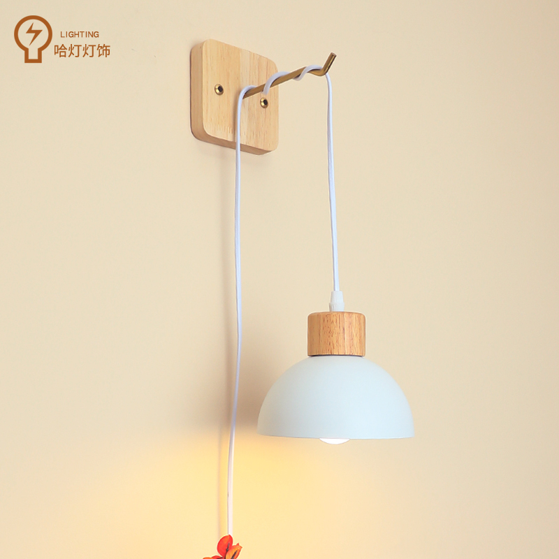 Plug-In Chandelier Wall Lamp Bedroom Bedside Hanging Lamp Hanging Plug Kitchen Night Light Lighting Wall-Mounted Lamp Direct Plug-In