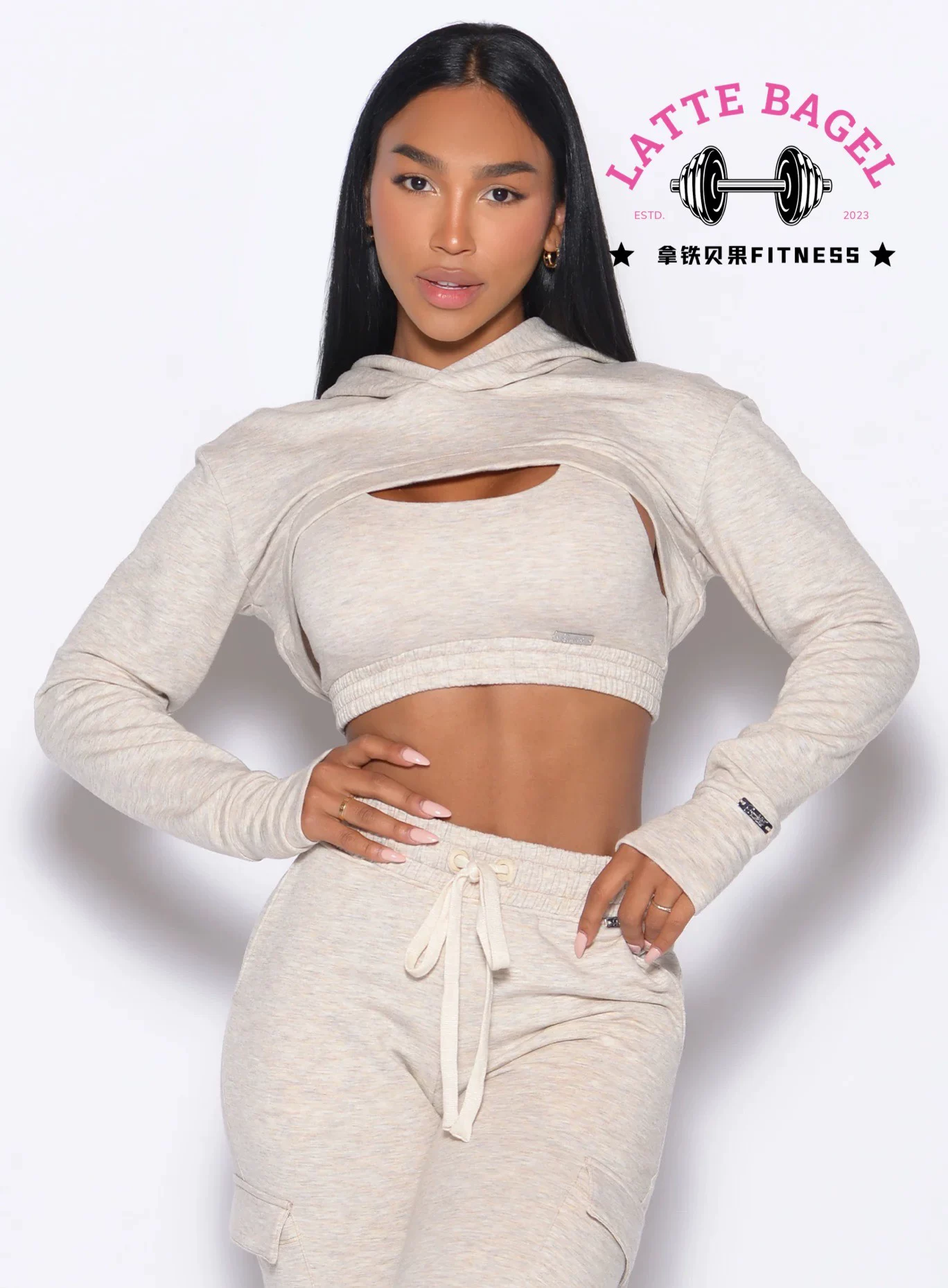 Bomsbhell Bomb Ultra Short Hat Sweat Bolero Hoodie