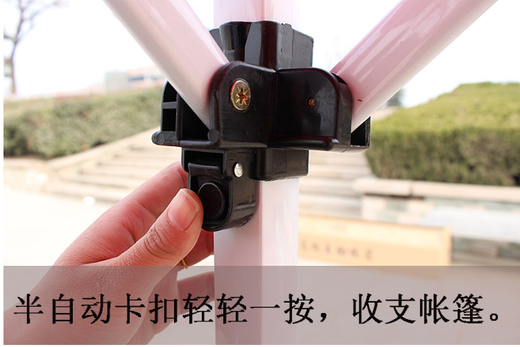 Lều quảng cáo 3 × 3 tùy chỉnh ngoài trời kính thiên văn gấp tấm che nắng quầy hàng mảng bám góc bốn chân đậu ô - Lều / mái hiên / phụ kiện lều lều cắm trại tự bung