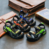 next jazz children Baotou sandals 2021 new summer soft bottom non-slip baby boy boy beach shoe