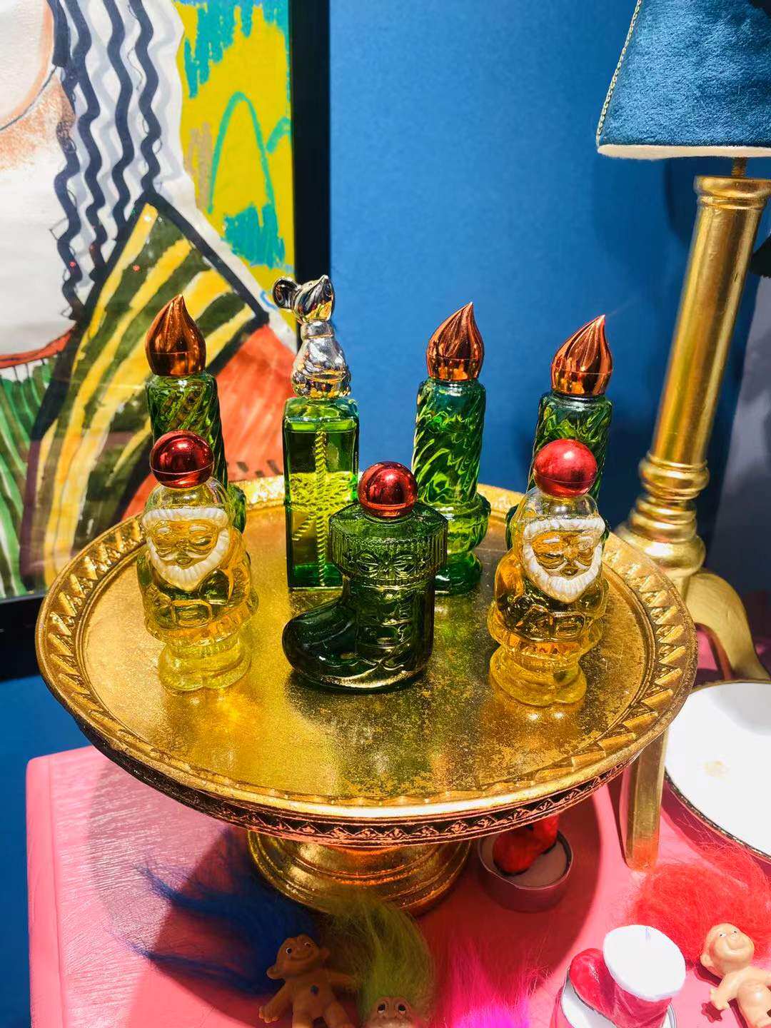 (Millionaire Bean) American Avon AVON ANTIQUE PERFUME BOTTLE RETRO ANCIENT The Atlantic Collection Pendulum of the Jedi 70 years