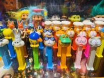 (Rich Bean) American PEZ candy box cartoon Simpson Little Yellow Troll kt Cui Du Smurfs (5)