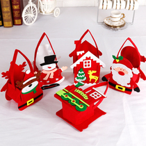 Christmas gift bag Santa Claus snowman deer tote bag gift bag childrens gift bag peace fruit candy bag
