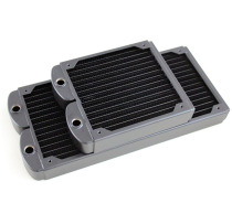 Coolworld ex140 280 double wave high density heat sink cold row copper water cooling heat exchanger