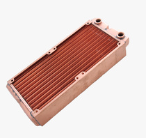 Ke Ruiwos new 240 copper water-cooled heat exchanger liquid-cooled discharge 4 water cycle 45mm strong performance
