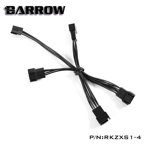BARROW RGB remote control manual type controller General small 4p 1 points 4 extension harness RKZXS1-4