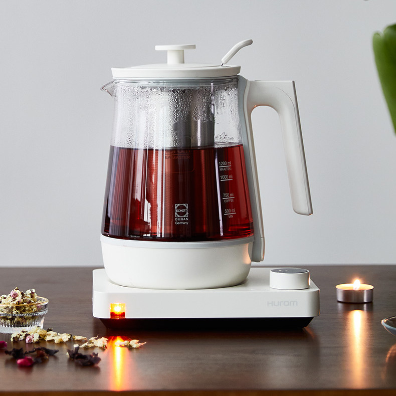 New Hurom Wellness Pot Home Multifunction Insulation Electric Stew Glass Cooking Teapot Office Electric Heating Integrated