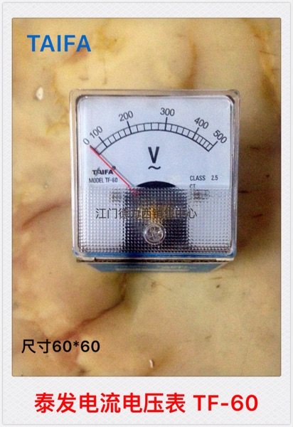 Original Taifa TAIFA pointer mechanical current and voltmeter TF-60 DH-60 SD-60