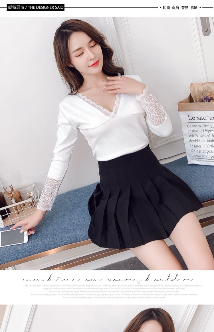 Quần lót nữ cộng với nhung dày ren cổ chữ V thấp cổ áo bó sát cơ thể bó sát cơ thể đơn mảnh mặc ngoài mùa đông quần áo giữ nhiệt nam