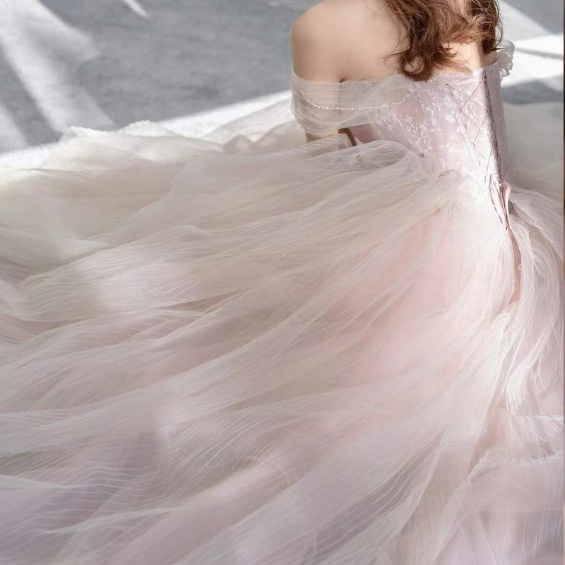 Fuchsia elegant evening dress for elementary school students Fuchsia elegant evening dress for elementary school students