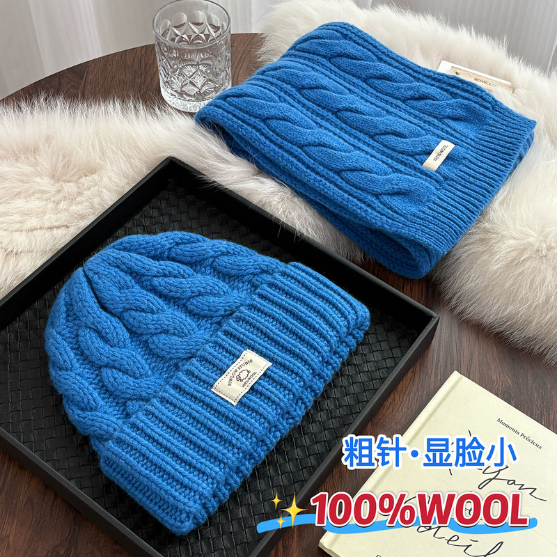 Arctic Snow 100% Wool Cold Weather Hat for Men and Women, Winter Knitted Hat, Thick and Coarse Knit, Warm, Face-Slimming Woolen Hat Arctic Snow 100% Wool Cold Weather Hat for Men and Women, Winter Knitted Hat, Thick and Coarse Knit, Warm, Face-Slimming Woolen Hat