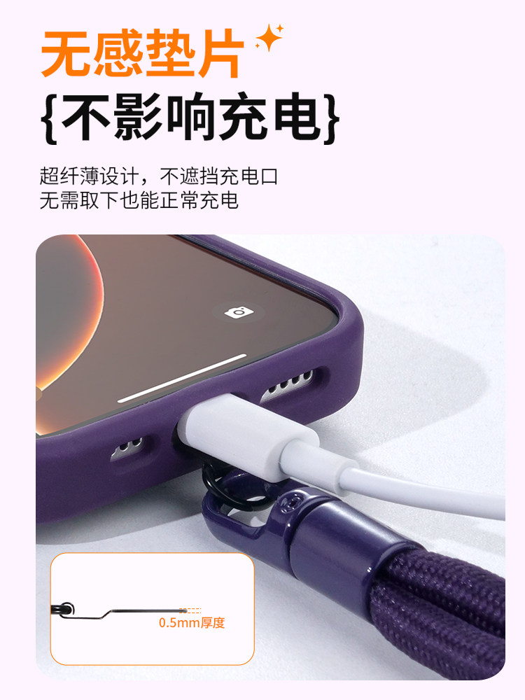 Nopchi Short Phone Lanyard Wrist Strap Adjustable Short Strap for Women High-End Lanyard 7mm Sturdy and Durable Portable Anti-Loss Strap with a Sense of Sophistication Metal Spacer Camera Accessory