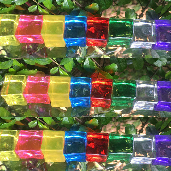 Artificial Props Ice Cubes Square Emulation Large Ice Cubes Fake Ice Grain Transparent Bar Photography Fake Ice Cubes 4cm Crystal