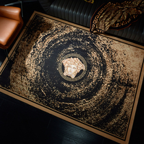 European-style light luxury carpet Home living room bedroom floor mat multi-function doormat cushion carved velvet non-slip breathable carpet