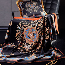 Counter European-style blanket Home sofa blanket High-end table flag tablecloth bed flag cushion cover full set of home textile bedding