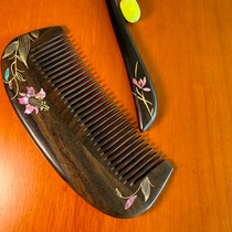 Centenary Haohe high-end ebony comb gift gift for smooth hair wedding comb for bride dowry and souvenir
