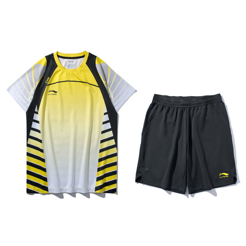 Li Ning ten Anniversary of the Men's Reengraving Board Contest Limited Edition Suit Suit Sportswear Sports Badminton Suit