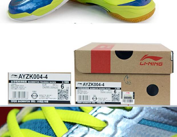 Quầy hàng chính hãng giày cầu lông Li Ning LINING giày thể thao AYZK003 / 004 giày nam và nữ - Giày cầu lông giay the thao nam