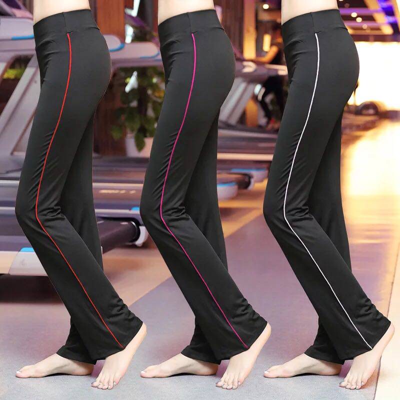 New square dance fitness dance yoga pants winter fleece pants comfortable elastic pants Yang Liping adult dance pants