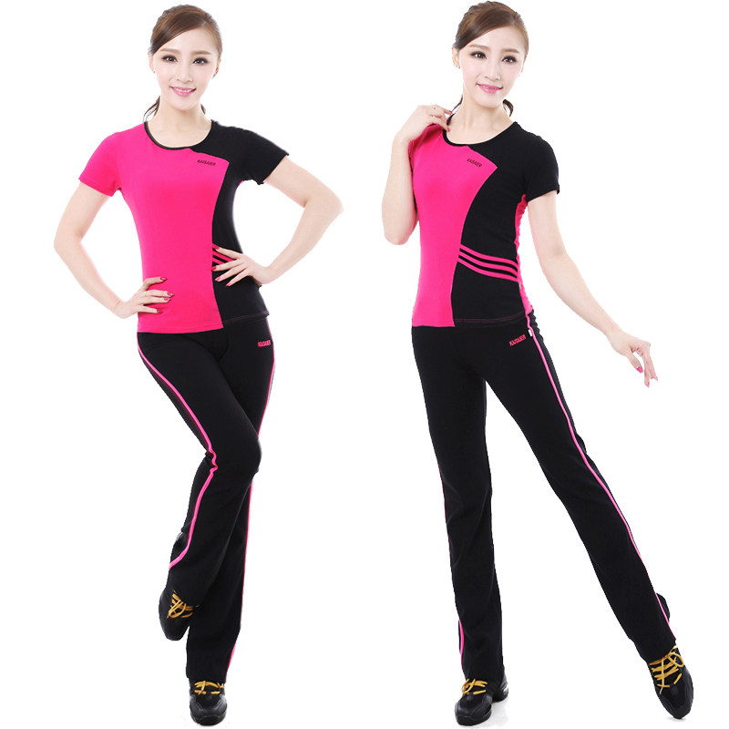 Kessel women's dance practice dress female Yang Liping performance set aerobics square dance costume new set