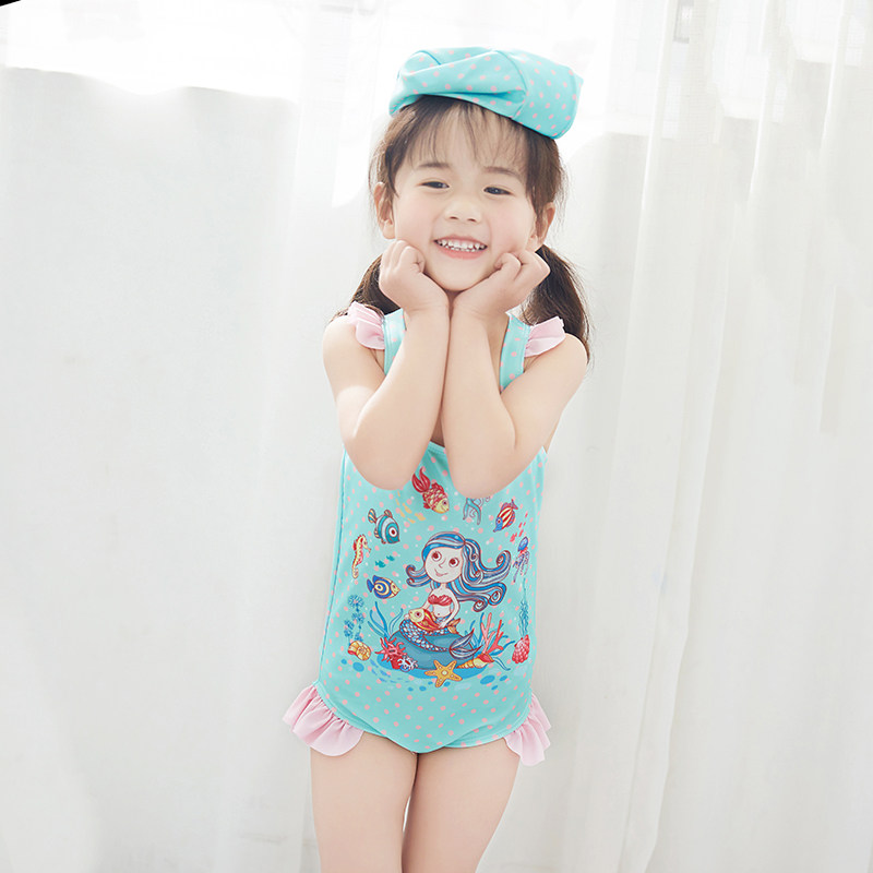 New children's girl one-piece child baby princess swimsuit skirt cute girl swimsuit