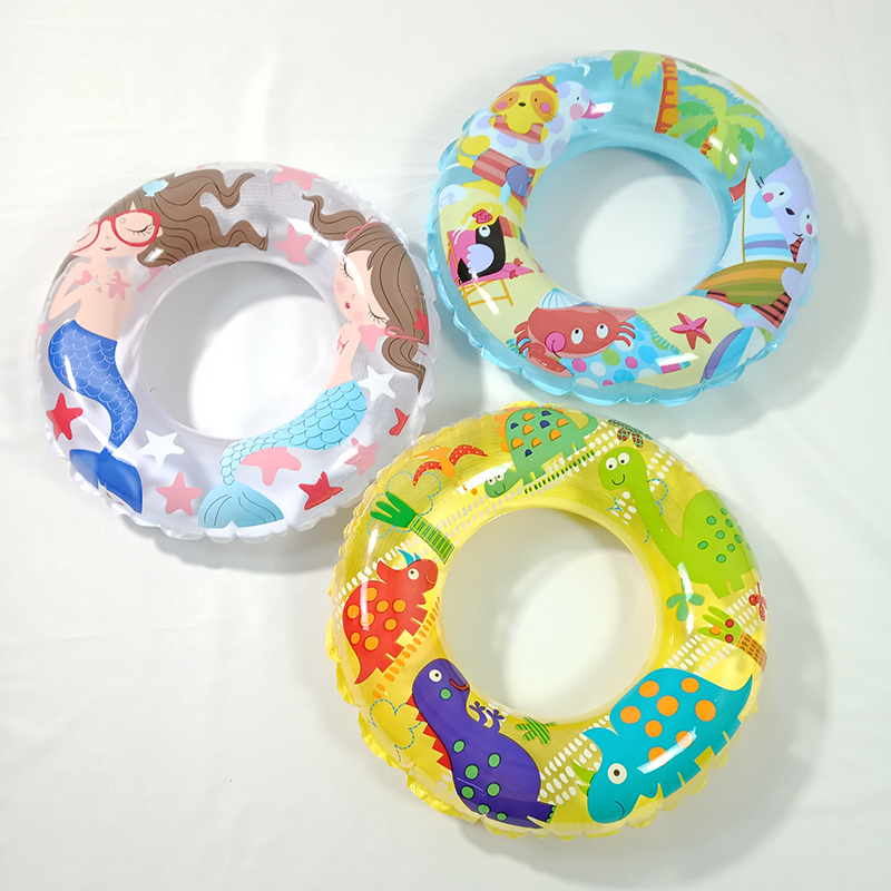 INTEX children inflatable swimming ring Baby transparent floating ring 4-10 years old children life buoy beach floating ring