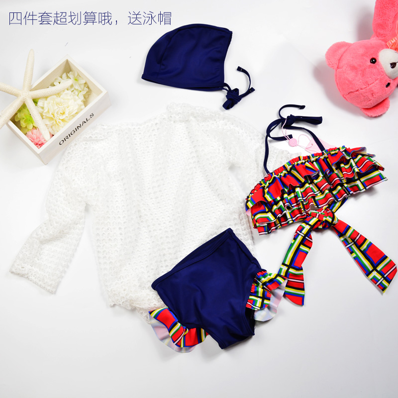 Đồ bơi trẻ em Hàn Quốc cho bé gái bikini bé gái áo tắm ba mảnh trong bộ đồ bơi bé trai chia đôi đồ bơi cho bé sơ sinh