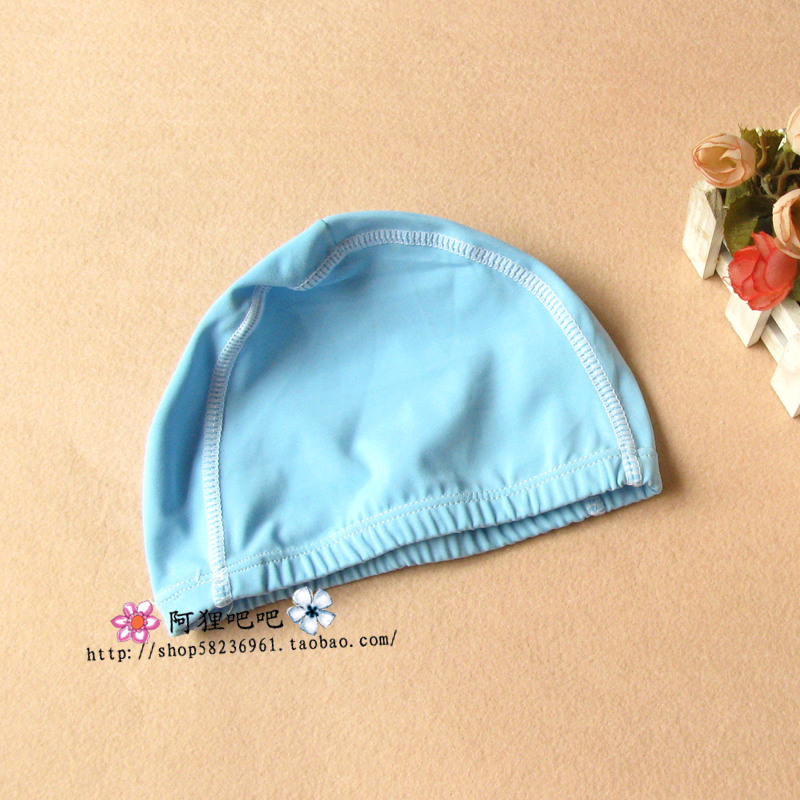 Mũ bơi bằng vải nylon chính hãng Mũ bơi nhiều màu Thiết bị bơi dài cho nam và nữ mũ bơi trẻ em giá rẻ