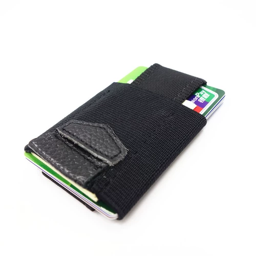 Кожаный картхолдер подходит для мужчин и женщин, защитный чехол, кошелек, на резинке, воловья кожа, из натуральной кожи