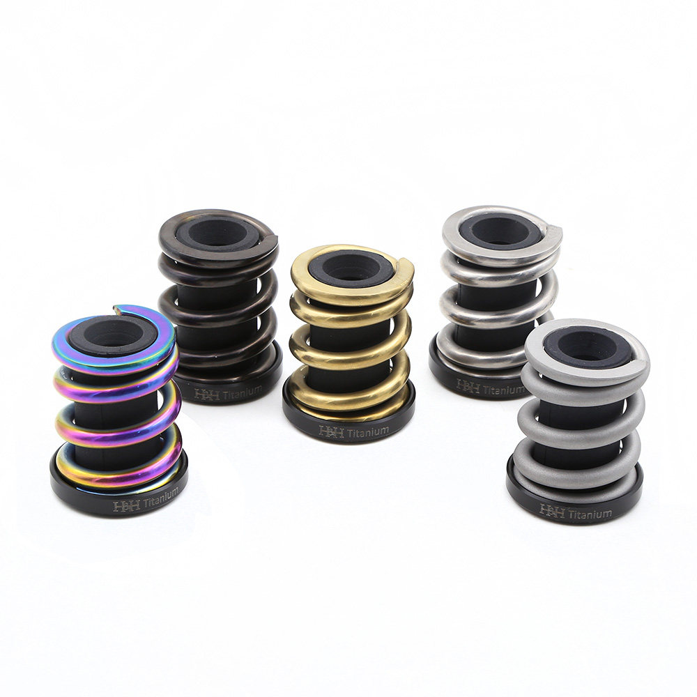 (HH) suitable for small cloth seat tube folding hook anti-shock spring titanium shock-containing axes
