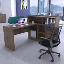 Manufacturers office furniture financial side cabinet desk card holder supervisor manager table ready-made independent employee table
