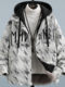 Winter New Style Fleece-Lined Thick Woolen Coat for Teenagers, Trendy Faux Two-Piece Jacket, Stylish Loose-Fit Men's Cotton Clothing