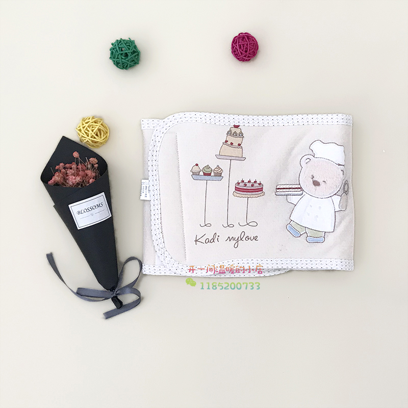 Caddy bear counter newborn baby child belly circumference autumn and winter belly protection cotton waistline to prevent cold