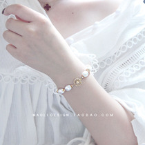 MAOLI classic return to original 14k Bag Gold Gold Pearl Bracelet Bracelet Bracelet Bracelet