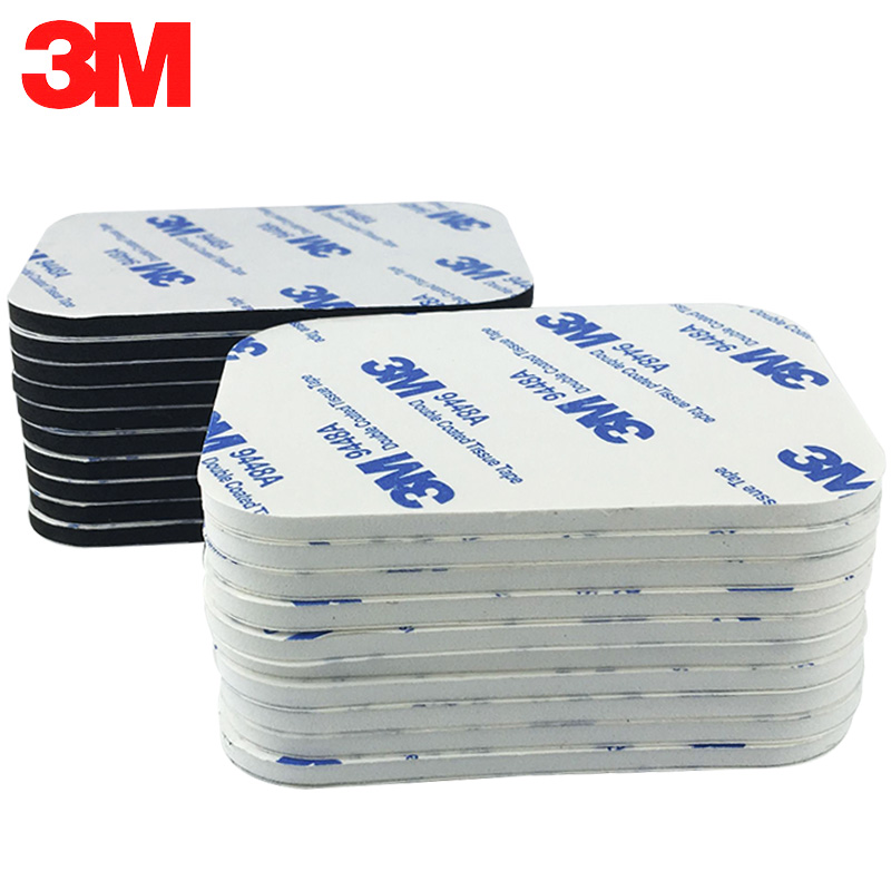 3M double-sided adhesive car fixed strong tile wall waterproof incognito white high viscosity foam sponge double-sided adhesive