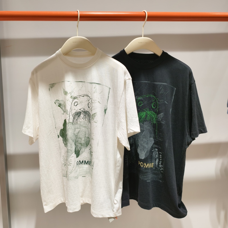 Aq3110720-295 Jiangnan Pomme 26 Spring Authentic Short Sleeve T-Shirt from the Boutique Store