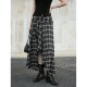 ສິ້ນ plaid ທີ່ບໍ່ສະຫມໍ່າສະເຫມີສໍາລັບແມ່ຍິງ 2026 summer ໃຫມ່ອອກແບບ niche ເກືອແບບຄົນອັບເດດ: ອາຍຸການຫຼຸດຜ່ອນອາຍຸ skirt ກາງ