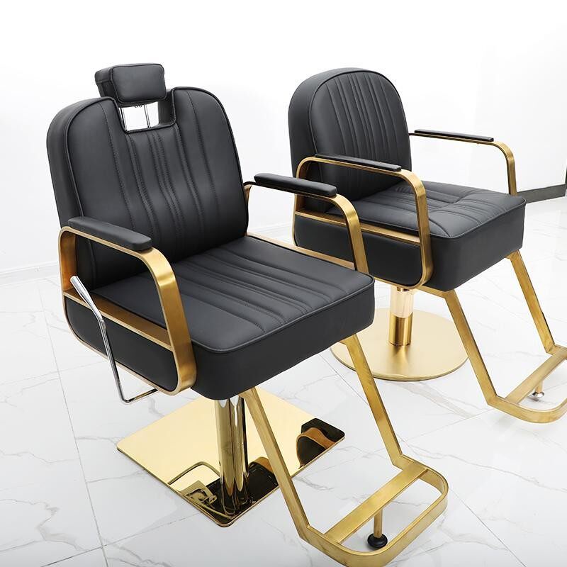 Hair salon chair hairdressing chair hair salon special can be put down lift beauty chair net red high-end perming hair cutting chair