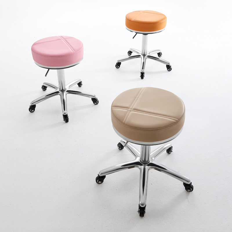 Beauty stool hairdressing master stool pulley manicure stool rotating lifting round stool barber shop beauty shop special