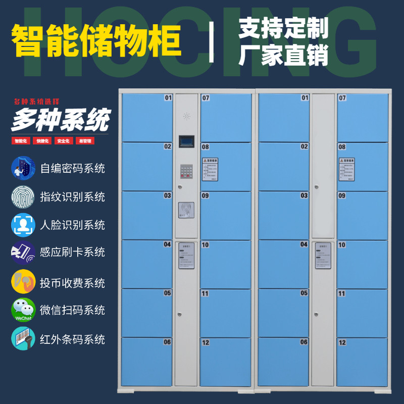 HOKING Supermarket Electronic Disposal Cabinet Mall Deposit Cabinet Smart Storage Cabinet Self-service Items Cabinet Custody Luggage Cabinet