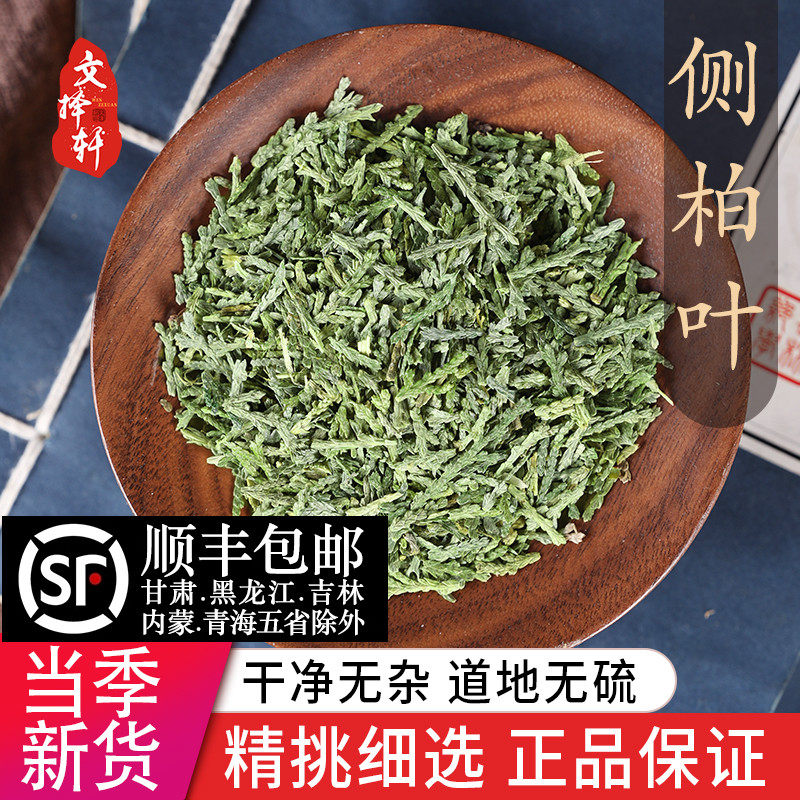 中药材野生特级侧柏叶扁柏叶丛柏叶 新货侧柏叶干货 洗头防脱50g