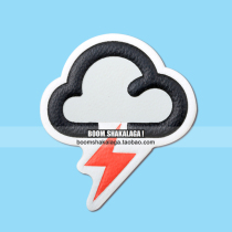 Thunder logo BOOM BOOM skin stickers Sheepskin stickers Anya style mobile phone computer refrigerator stickers