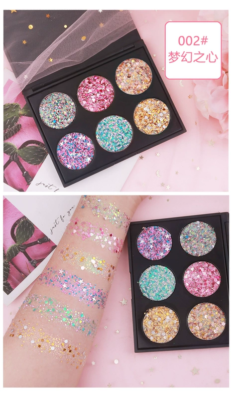 Lolita sequin gel kem miễn phí keo cổ tích mắt sticker long lanh bột thuật trang điểm sân khấu trang điểm flash bóng mắt những bảng màu mắt rẻ đẹp