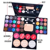 Пудра, банка для хранения, база под макияж, детский комплект, палетка теней, 39 цветов, полный комплект